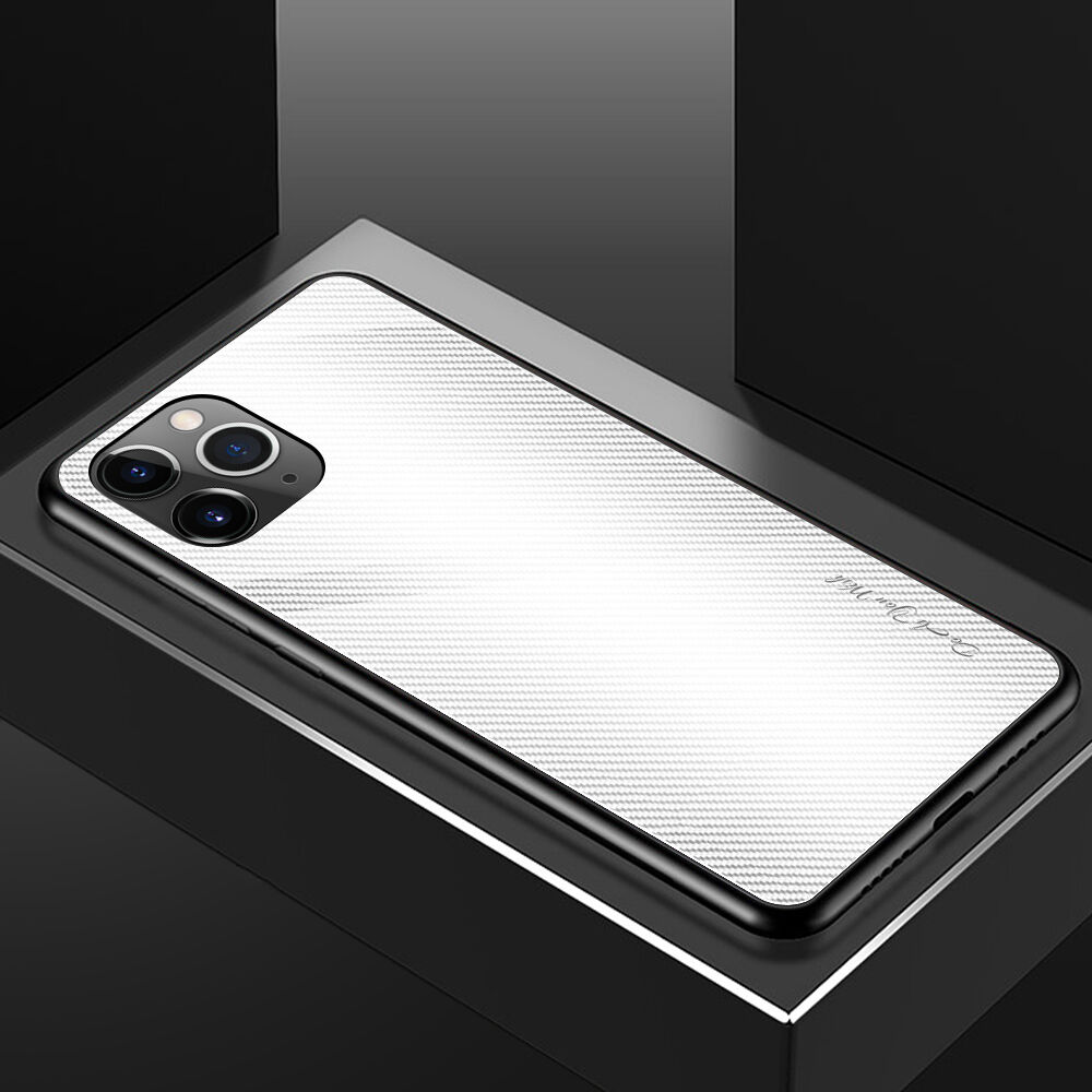 Kryt so sklenenou zadnou stranou pre iPhone 11 Pro – biely