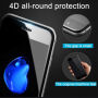 4D tvrdené sklo 9H (Tempered Glass) na iPhone 6 Plus/6S Plus – 0,26 mm – čierne