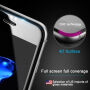4D tvrdené sklo 9H (Tempered Glass) na iPhone 6 Plus/6S Plus – 0,26 mm – čierne