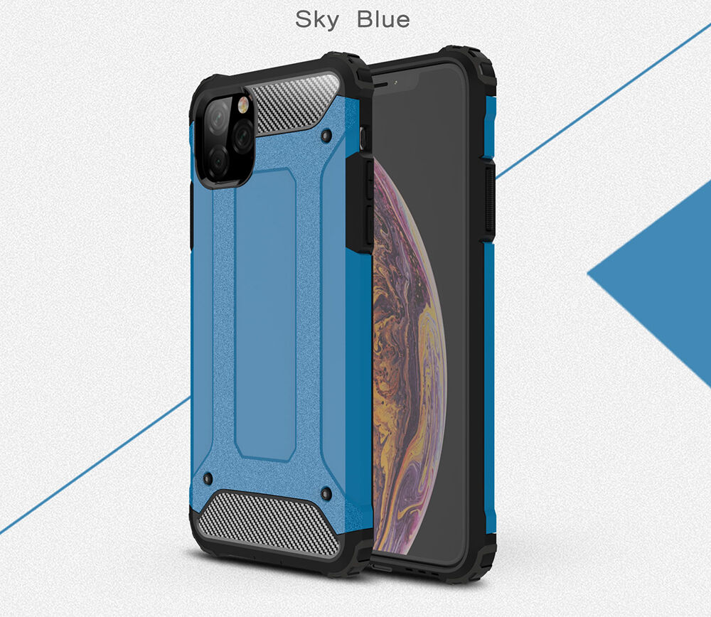 Odolný Armor kryt pre iPhone 11 Pro Max – námornícky modrý