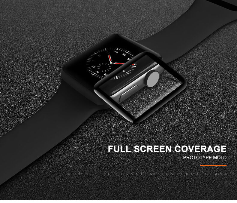 Mocolo tvrdené 3D sklo s mäkkou hranou pre Apple Watch 40mm
