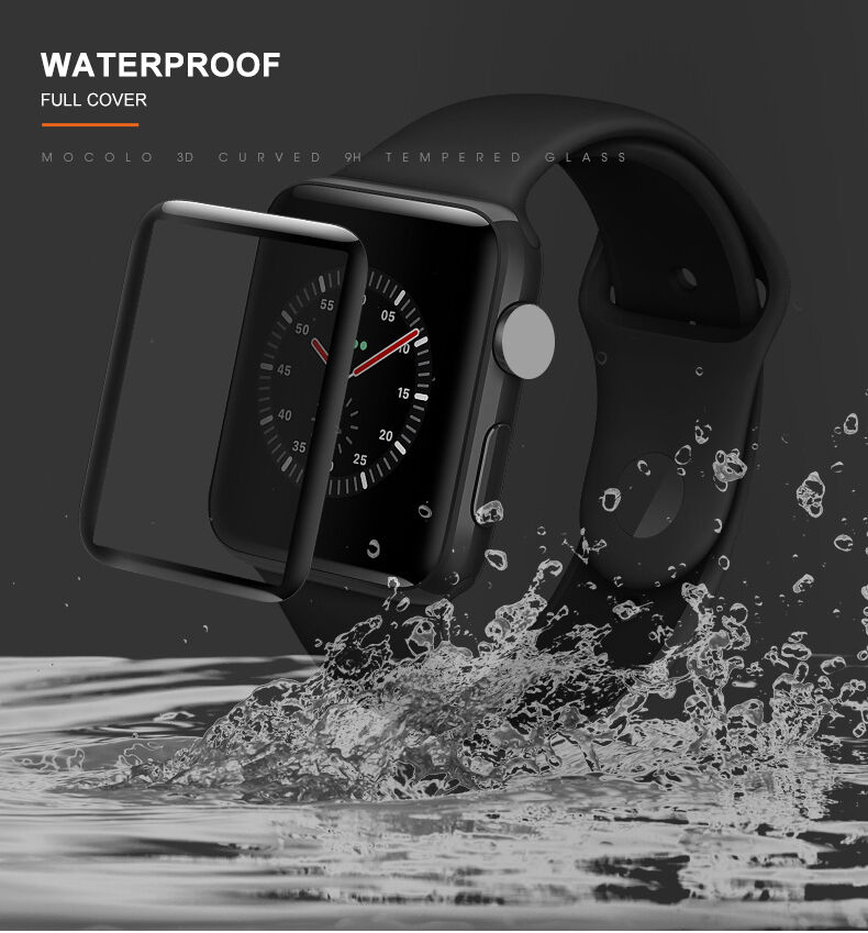 Mocolo tvrdené 3D sklo s mäkkou hranou pre Apple Watch 40mm