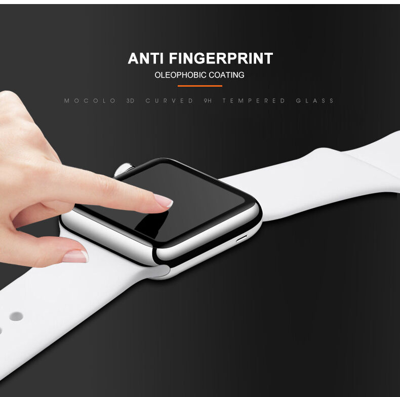 Mocolo tvrdené 3D sklo s mäkkou hranou pre Apple Watch 40mm