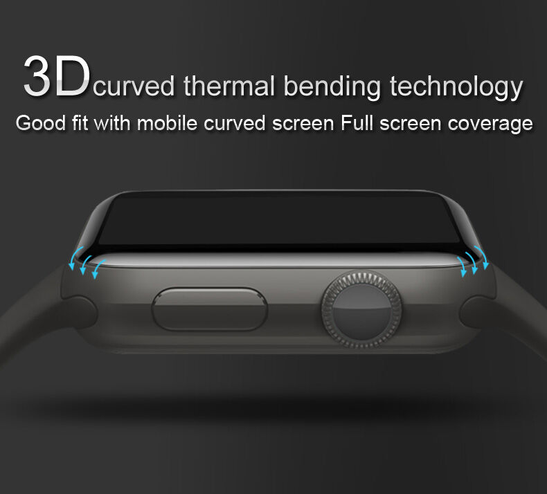 IMAK tvrdené 3D sklo s plastovým okrajom pre Apple Watch 40mm