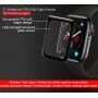 IMAK tvrdené 3D sklo s plastovým okrajom pre Apple Watch 40mm