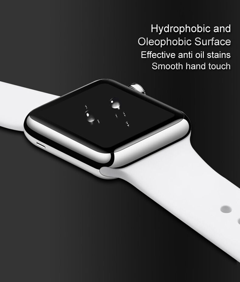 IMAK tvrdené 3D sklo s plastovým okrajom pre Apple Watch 40mm