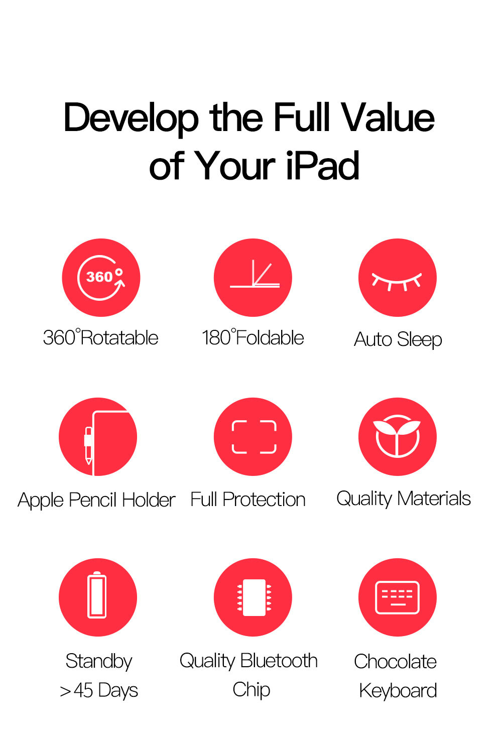 Dux Ducis bezdrôtová klávesnica pre iPad Pro 11