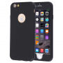 Plastový obal na iPhone 6 Plus/6S Plus s&nbsp;360° ochranou – chráni prednú aj zadnú stranu – čierny