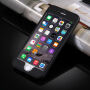 Plastový obal na iPhone 6 Plus/6S Plus s&nbsp;360° ochranou – chráni prednú aj zadnú stranu – čierny