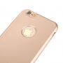 Plastový obal na iPhone 6 / 6S s&nbsp;360° ochranou – chráni prednú aj zadnú stranu – zlatý