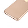 Plastový obal na iPhone 6 / 6S s&nbsp;360° ochranou – chráni prednú aj zadnú stranu – zlatý