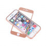 Plastový obal na iPhone 6 / 6S s&nbsp;360° ochranou – chráni prednú aj zadnú stranu – ružovo-zlatý (Rose Gold)