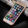 Plastový obal na iPhone 6 Plus/6S Plus s&nbsp;360° ochranou – chráni prednú aj zadnú stranu – zlatý