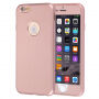 Plastový obal na iPhone 6 Plus/6S Plus s&nbsp;360° ochranou – chráni prednú aj zadnú stranu – ružovo-zlatý (Rose Gold)