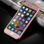 Plastový obal na iPhone 6 Plus/6S Plus s&nbsp;360° ochranou – chráni prednú aj zadnú stranu – ružovo-zlatý (Rose Gold)