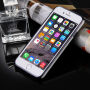 Obal na iPhone 6 Plus/6S Plus s&nbsp;360° ochranou a&nbsp;lesklými hranami – chráni prednú aj zadnú stranu – sivý