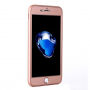 Silikónový obal na iPhone 8 Plus/7 Plus s&nbsp;360° ochranou – chráni prednú aj zadnú stranu – ružovo-zlatý (Rose Gold)