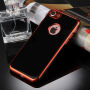 Obal na iPhone 8 / 7 s&nbsp;360° ochranou a&nbsp;lesklými hranami – chráni prednú aj zadnú stranu – červený