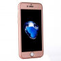 Silikónový obal na iPhone 8 / 7 s&nbsp;360° ochranou – chráni prednú aj zadnú stranu – ružovo-zlatý (Rose Gold)