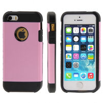 Superodolný „Armor“ kryt pre iPhone 5 / 5S / SE (2016) – ružový