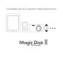 NILLKIN bezdrôtová nabíjačka / nabíjacia podložka Qi Magic Disk II pre Apple iPhone – biela