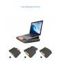 Multifunkčná taška so stojančekom pre MacBook 12" – čierna