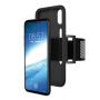Športové puzdro na ruku s&nbsp;reflexnými prvkami pre Apple iPhone XS / iPhone X – čierne