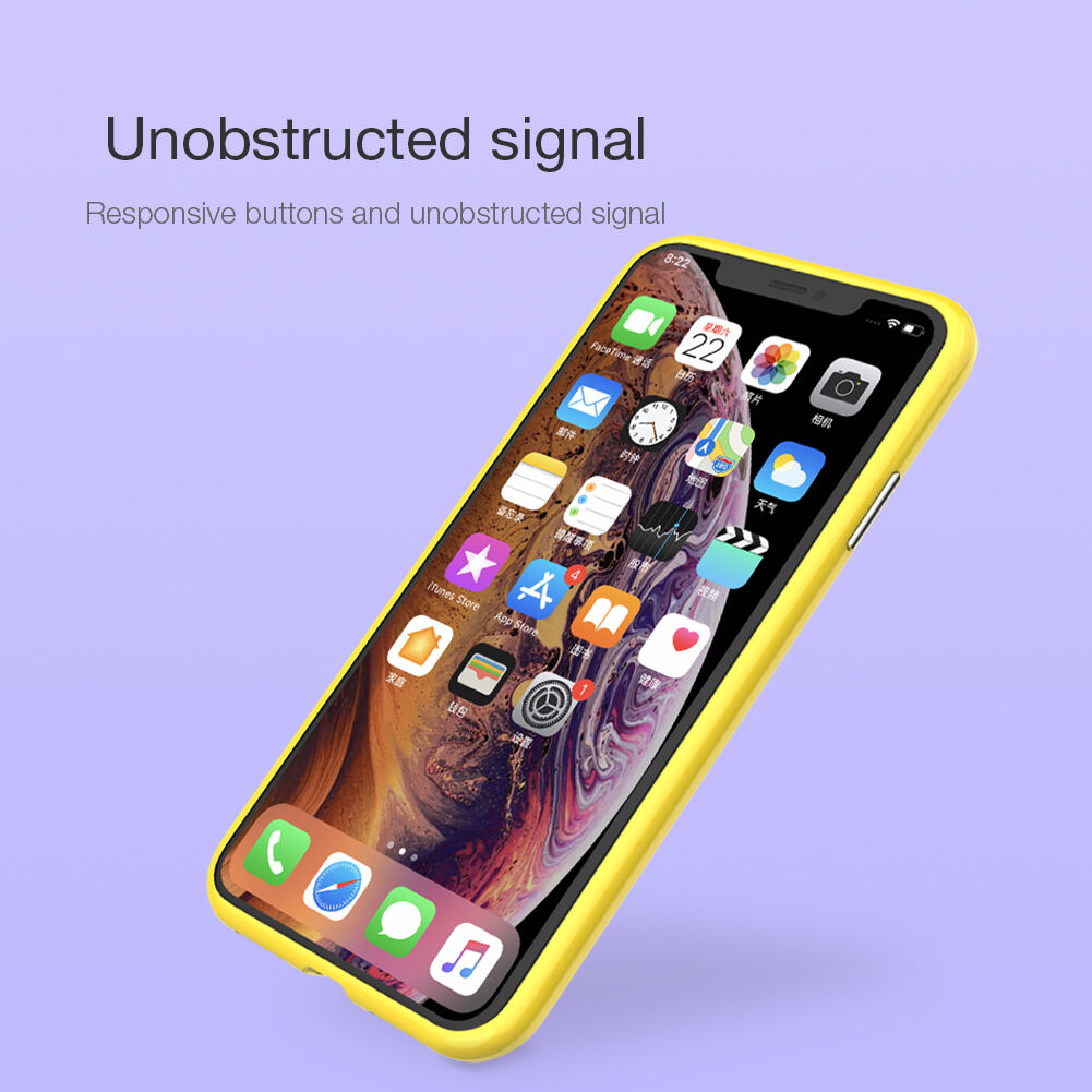 NILLKIN Ombre kryt pre iPhone XS Max – žltá