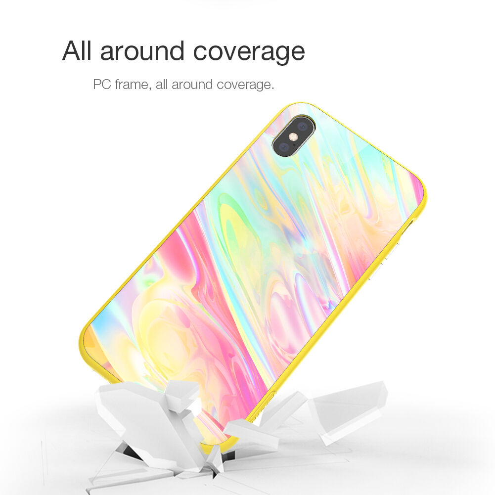 NILLKIN Ombre kryt pre iPhone XS Max – žltá
