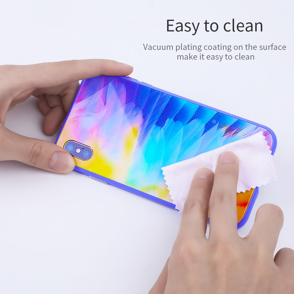 NILLKIN Ombre kryt pre iPhone XS Max – fialová