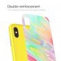 NILLKIN Ombre kryt pre iPhone XS Max – fialová