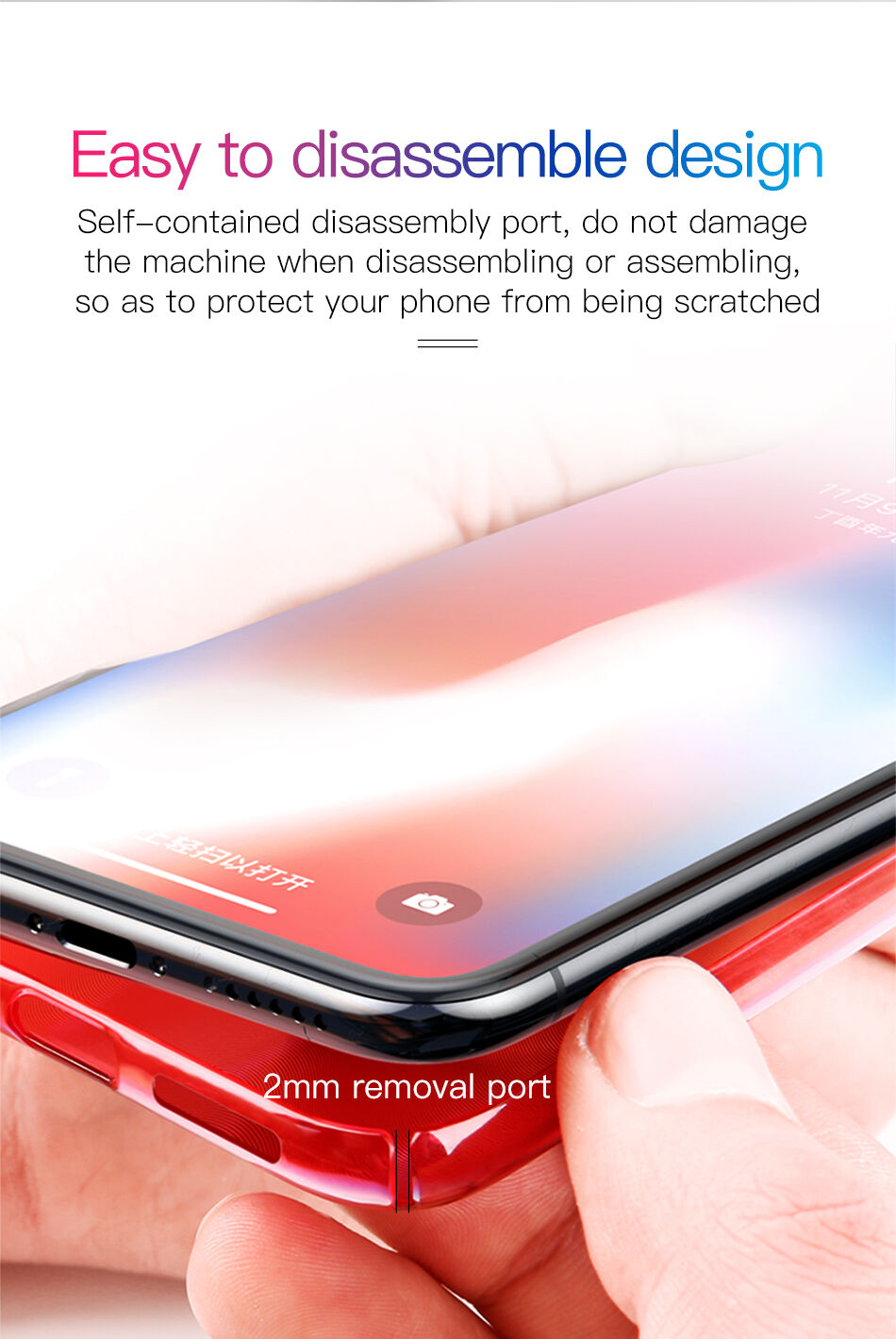 BASEUS Aurora kryt pre iPhone XS – čierna