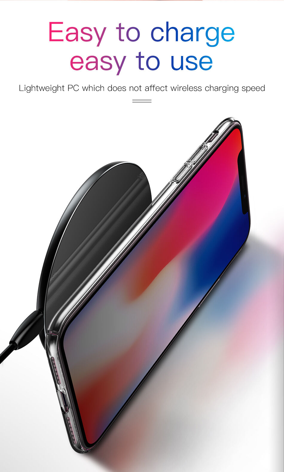 BASEUS Aurora kryt pre iPhone XS – čierna