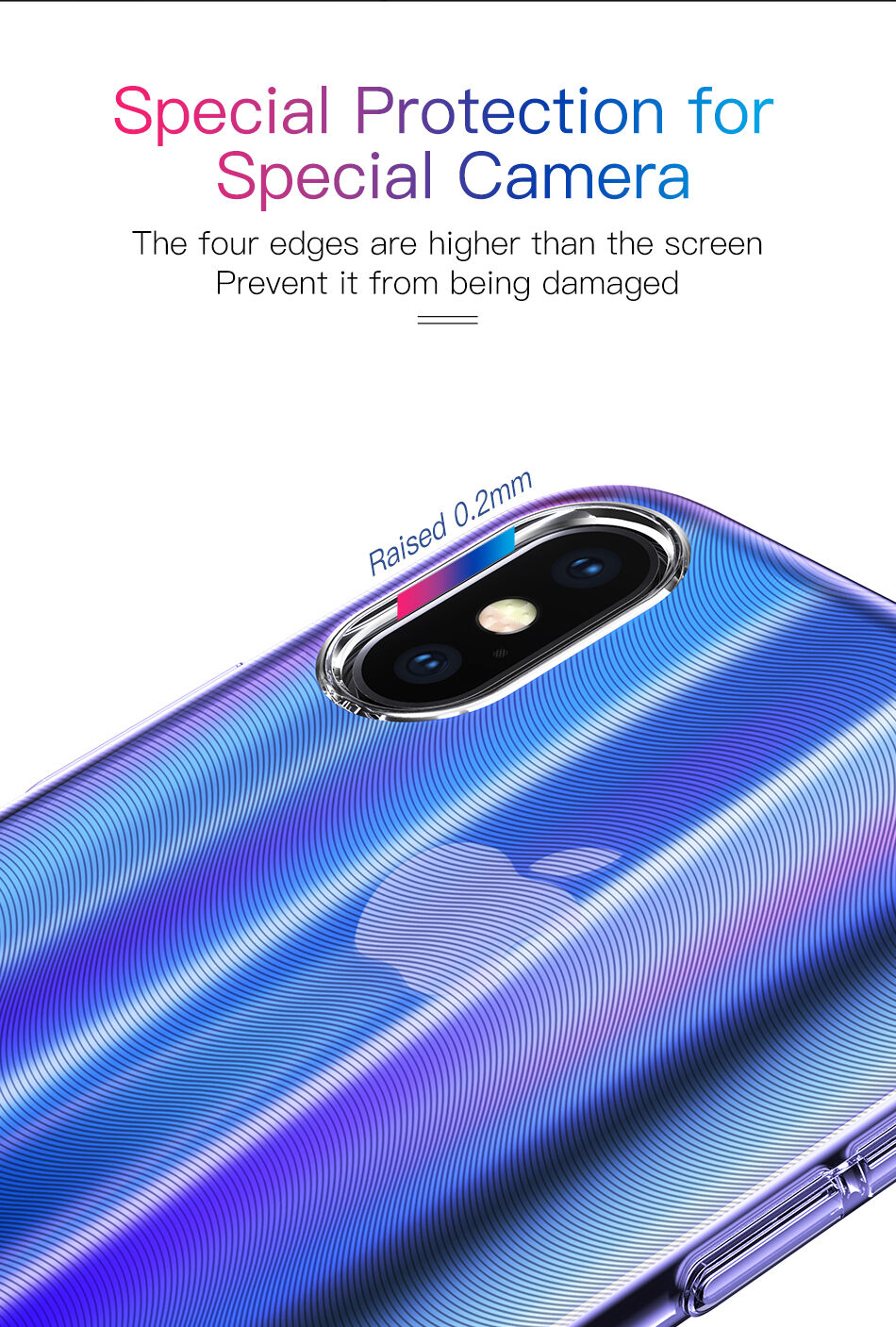 BASEUS Aurora kryt pre iPhone XS – čierna