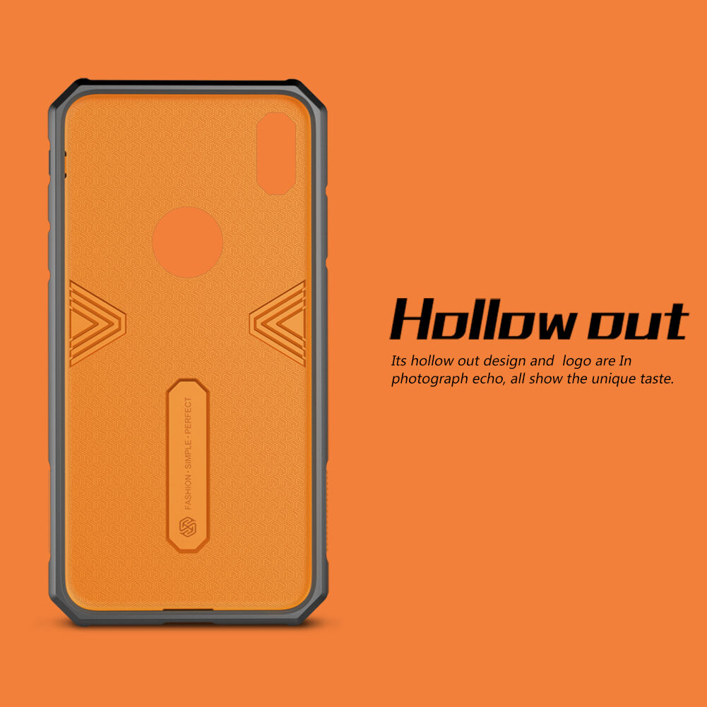 NILLKIN Defender II odolný kryt pre iPhone XS Max – čierna