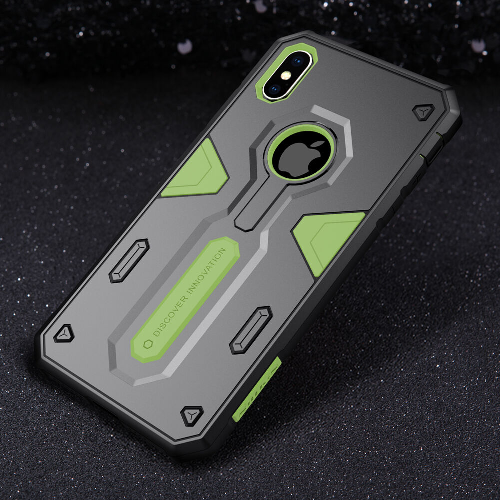 NILLKIN Defender II odolný kryt pre iPhone XS Max – čierna