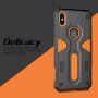 NILLKIN Defender II odolný kryt pre iPhone XS Max – zelená