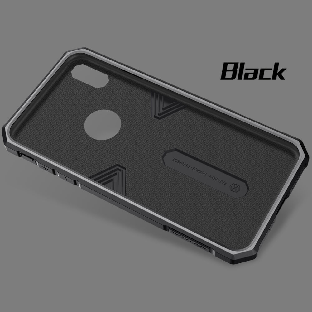 NILLKIN Defender II odolný kryt pre iPhone XS Max – zelená