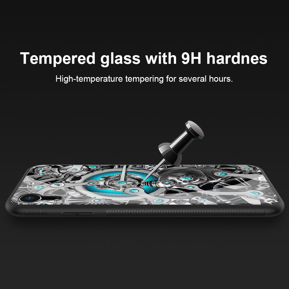 NILLKIN Spacetime kryt so sklenenou zadnou stranou pre iPhone XR