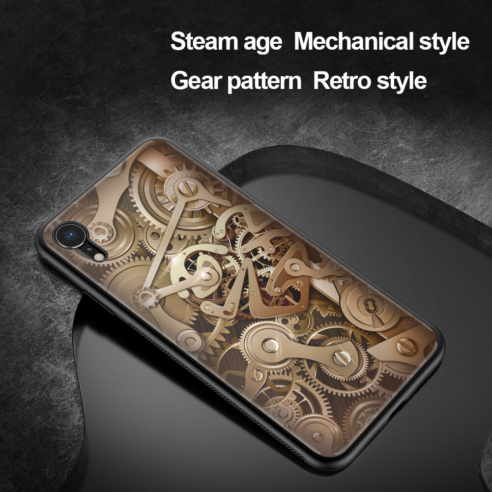 NILLKIN Gear kryt so sklenenou zadnou stranou pre iPhone XR
