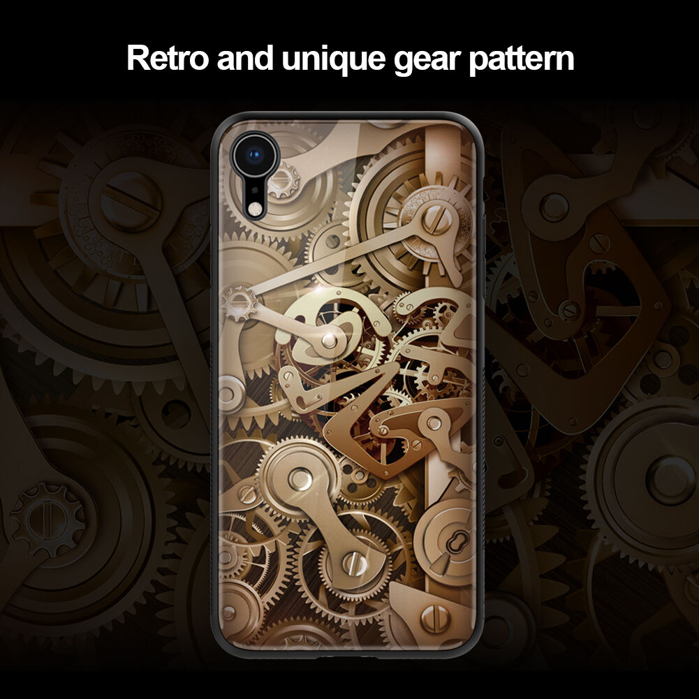 NILLKIN Gear kryt so sklenenou zadnou stranou pre iPhone XR