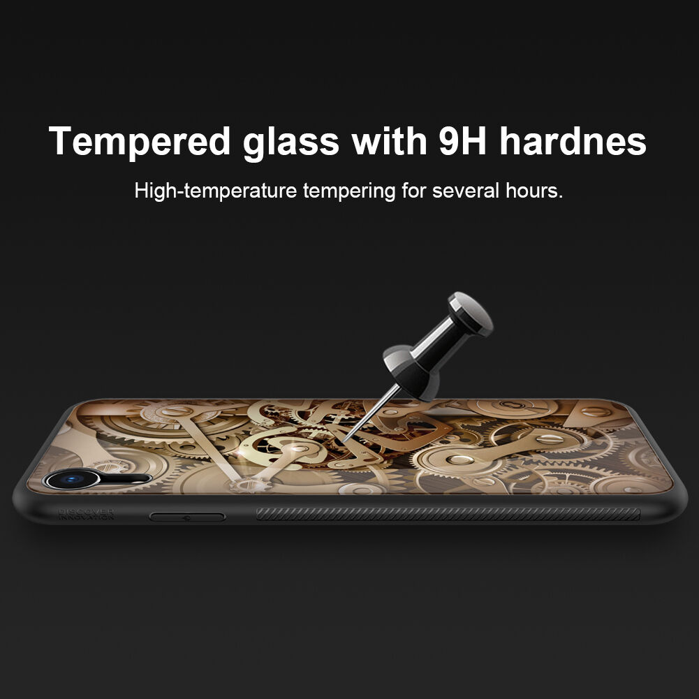 NILLKIN Gear kryt so sklenenou zadnou stranou pre iPhone XR