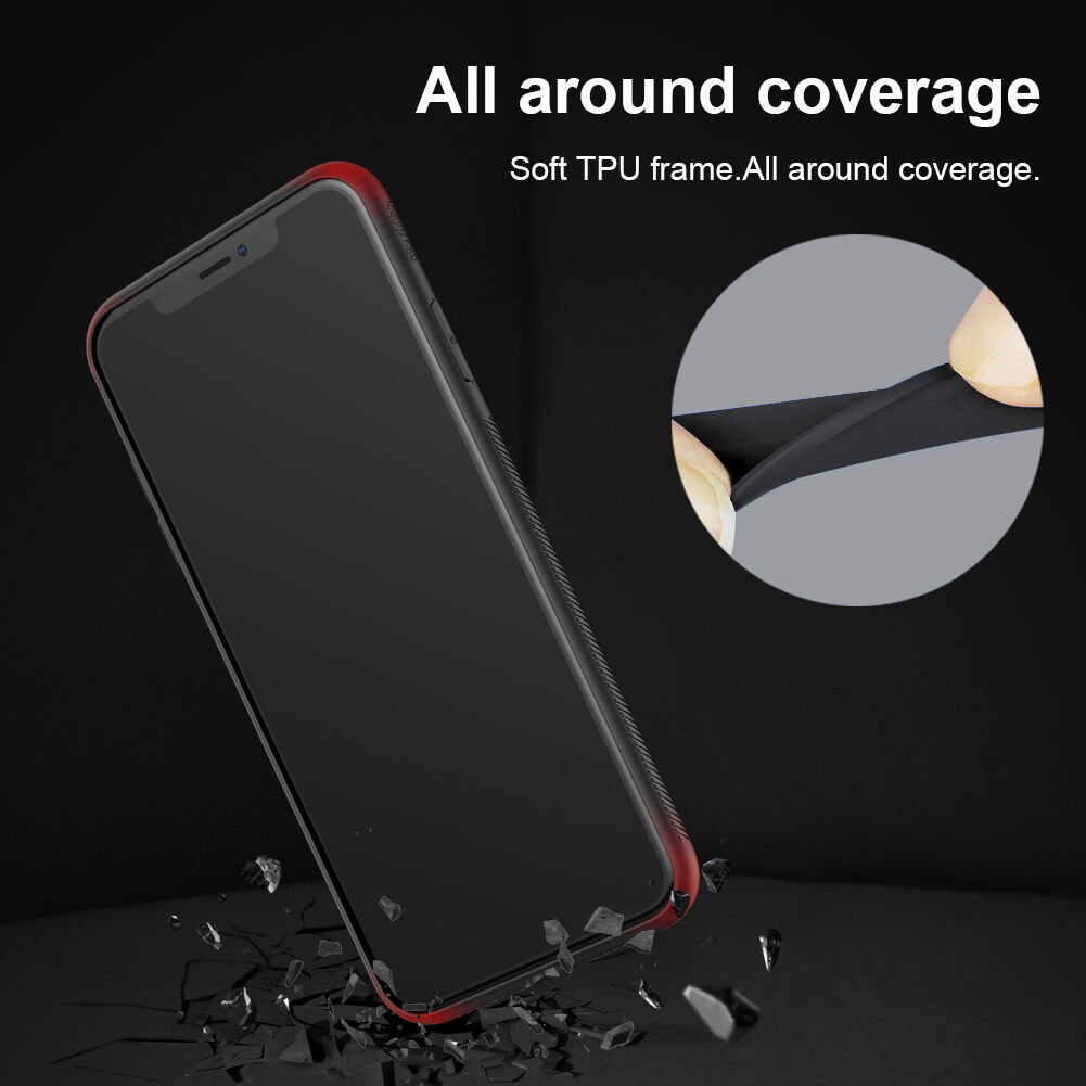 NILLKIN Gear kryt so sklenenou zadnou stranou pre iPhone XR