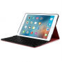 Bezdrôtová Bluetooth klávesnica a&nbsp;kryt pre Apple iPad 9,7" (2017/2018) – červená
