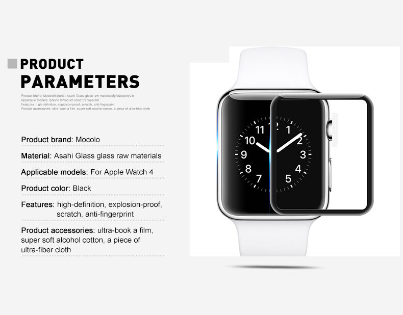 MOCOLO temperované 3D sklo pre Apple Watch 40mm