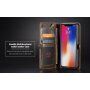 CASEME 2v1 odnímateľné puzdro pre iPhone XS Max – hnedá