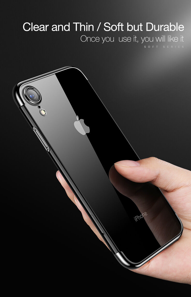 CAFELE kryt s ochranou fotoaparátu pre iPhone XR – čierna