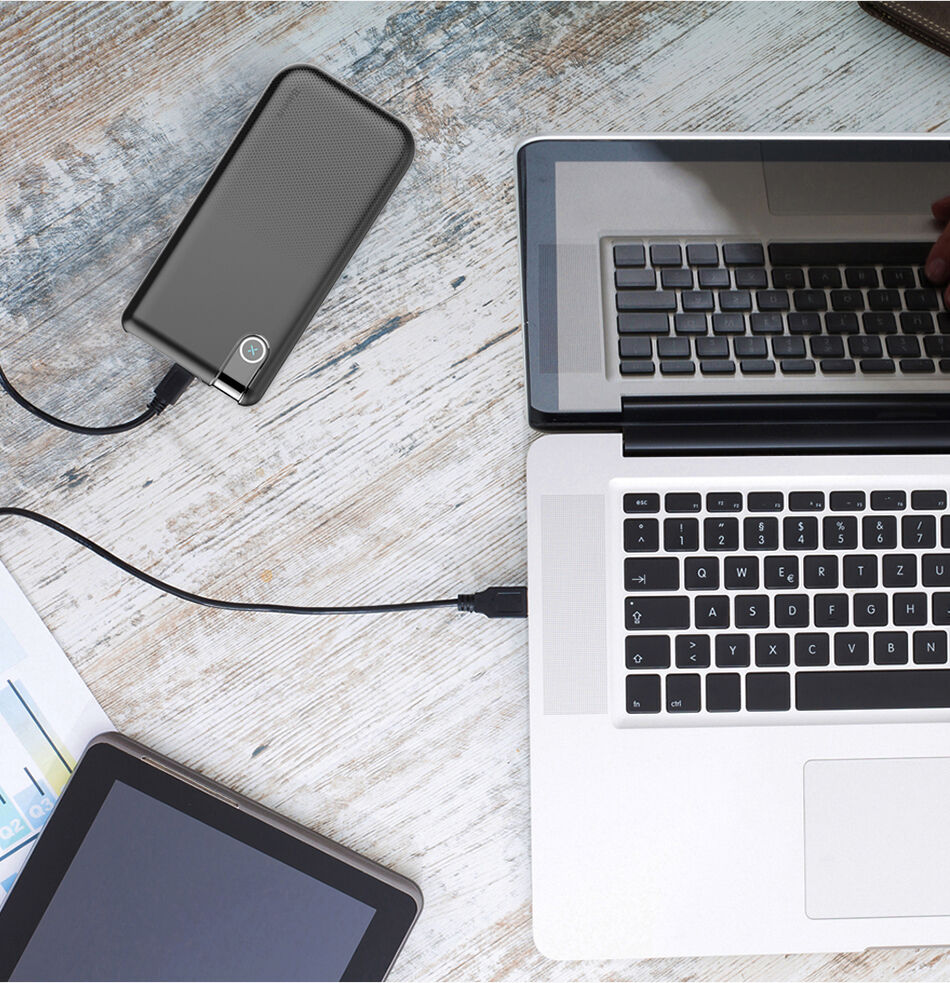 BASEUS powerbanka 10000mAh s bezdrôtovým nabíjaním – čierna