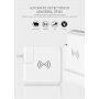 Nabíjačka / powerbanka 6700 mAh s výmennými zástrčkami (AU/UK/US/EÚ) a bezdrôtovým nabíjaním