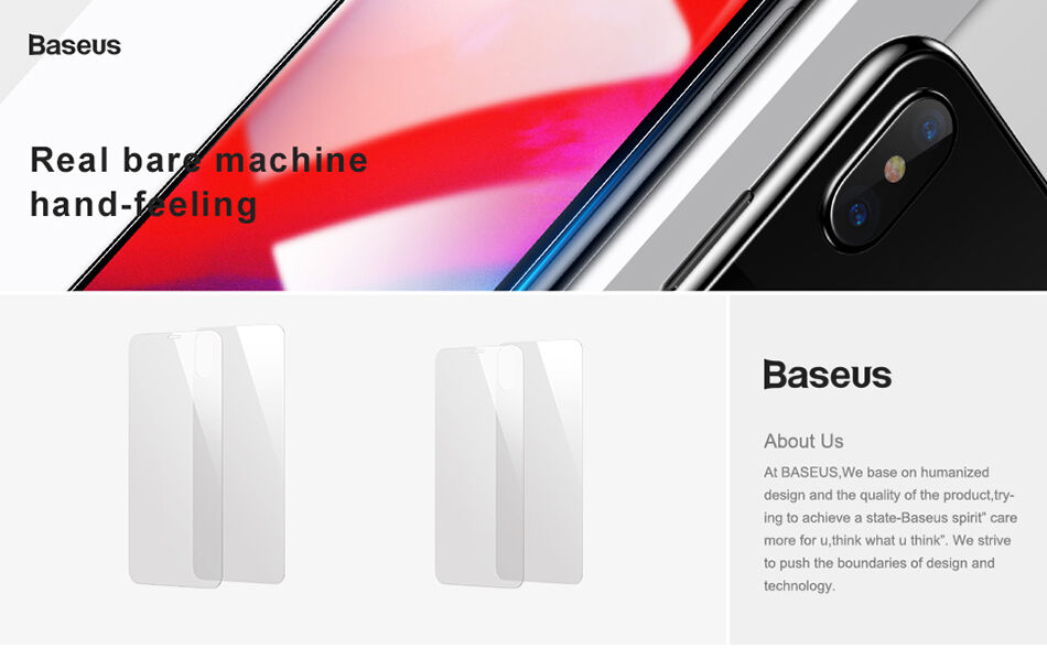 BASEUS tvrdené sklo na prednú aj zadnú stranu pre iPhone XS Max